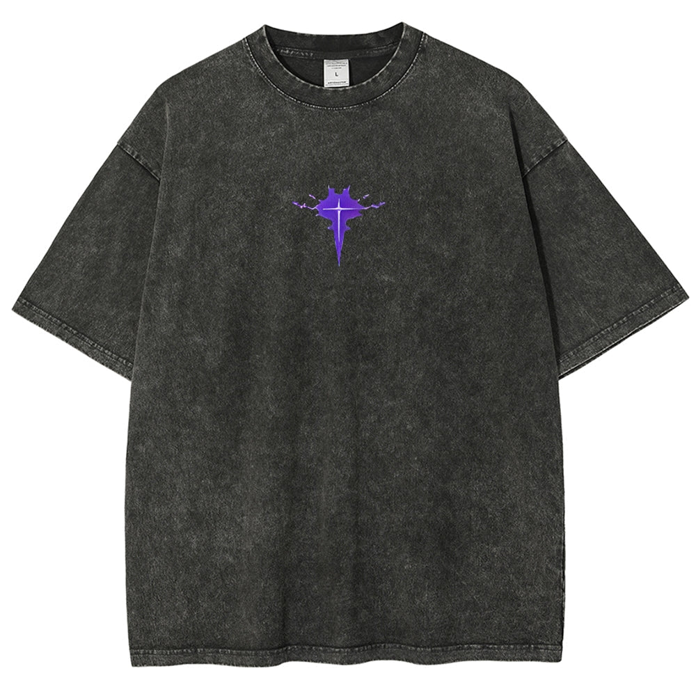 solo leveling Unisex Fit Washed T-Shirt 2501009735