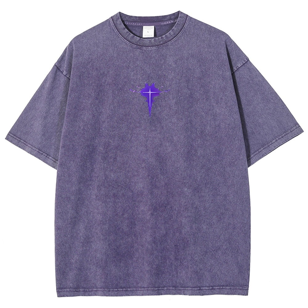 solo leveling Unisex Fit Washed T-Shirt 2501009735