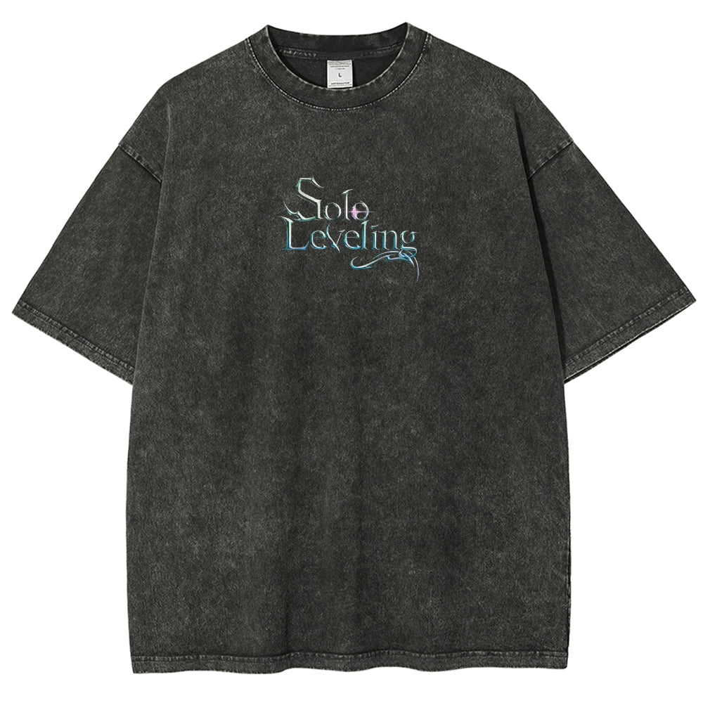 solo leveling Unisex Fit Washed T-Shirt 2501009736