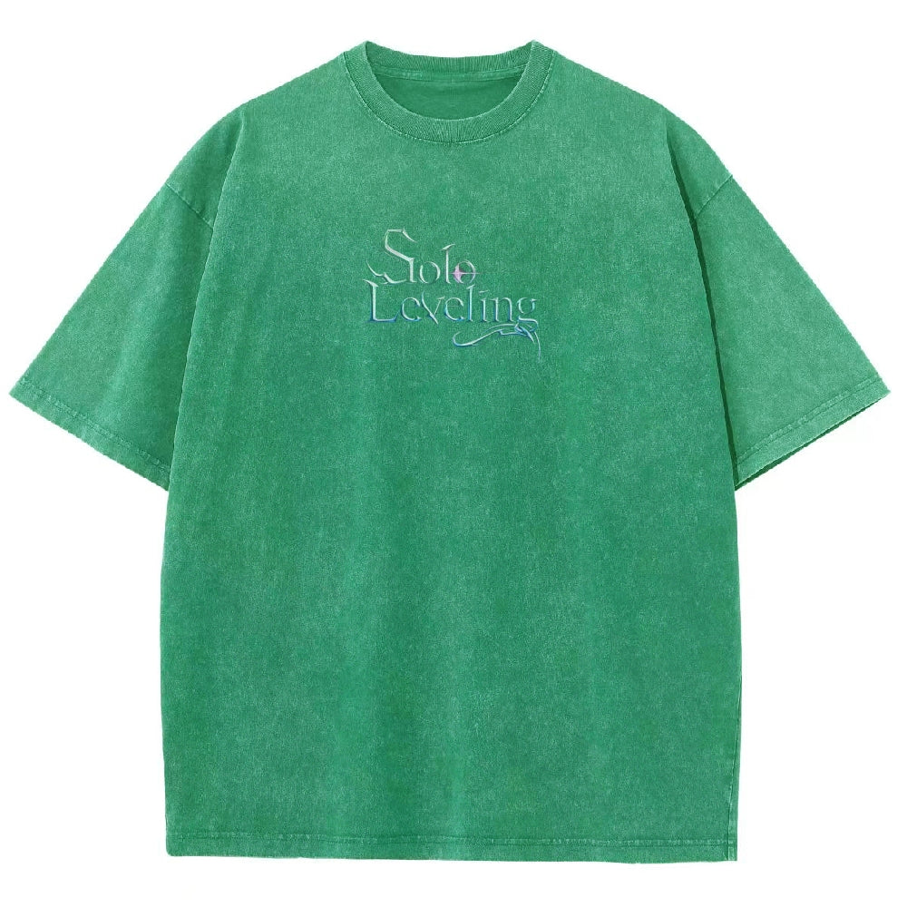 solo leveling Unisex Fit Washed T-Shirt 2501009736