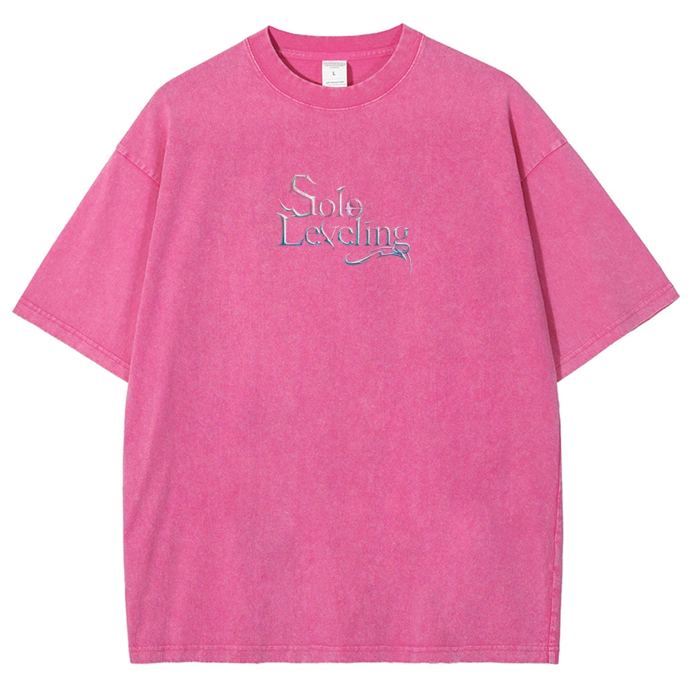 solo leveling Unisex Fit Washed T-Shirt 2501009736