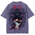 solo leveling Unisex Fit Washed T-Shirt 2501009744
