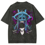 Solo-Leveling Ahjin Guild Unisex Fit Washed T-Shirt