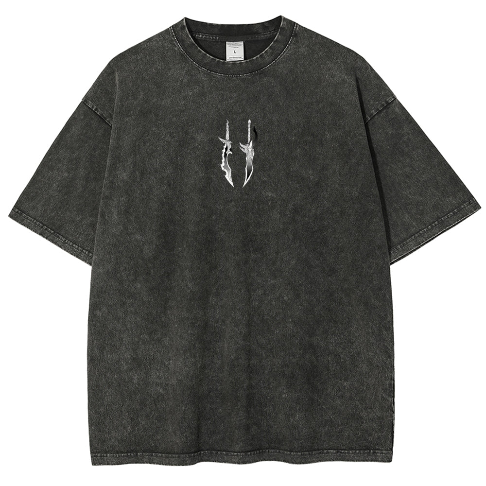 solo leveling Unisex Fit Washed T-Shirt 2502004261