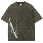 solo leveling Unisex Fit Washed T-Shirt 2502004280