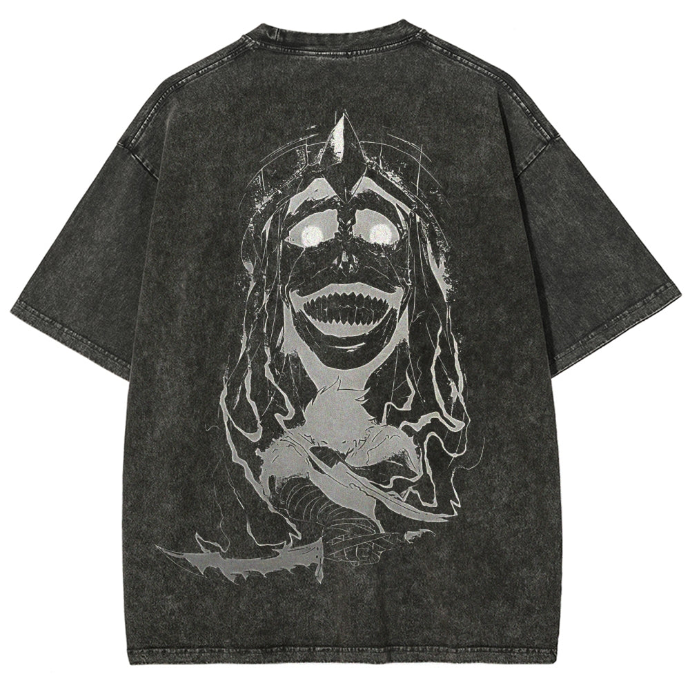solo leveling Unisex Fit Washed T-Shirt 2502004303
