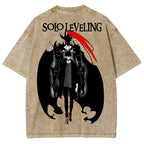 solo leveling Unisex Fit Washed T-Shirt 2502007458