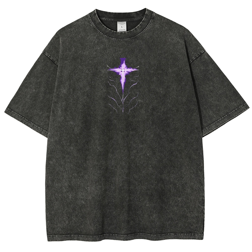 solo leveling Unisex Fit Washed T-Shirt 2502007460