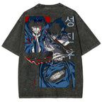 solo leveling Unisex Fit Washed T-Shirt 2502007472