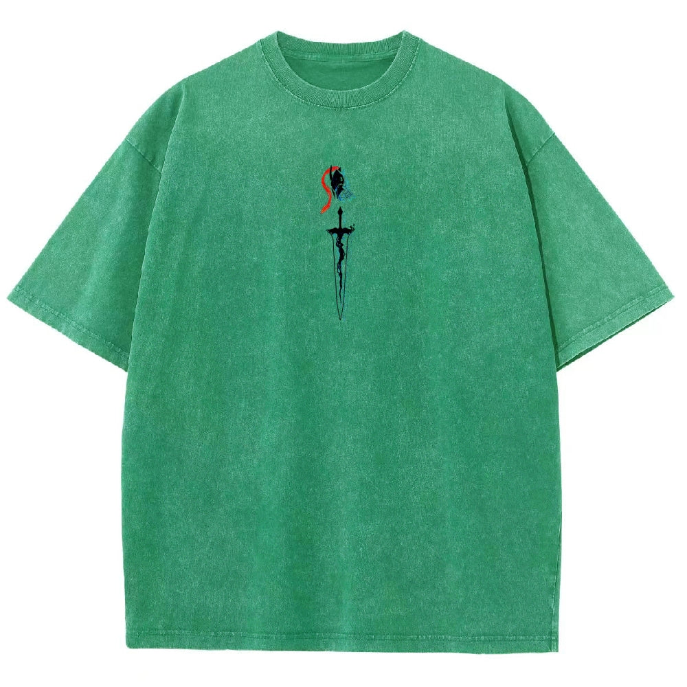solo leveling Unisex Fit Washed T-Shirt 2502007472