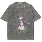 solo leveling Unisex Fit Washed T-Shirt 2502007475