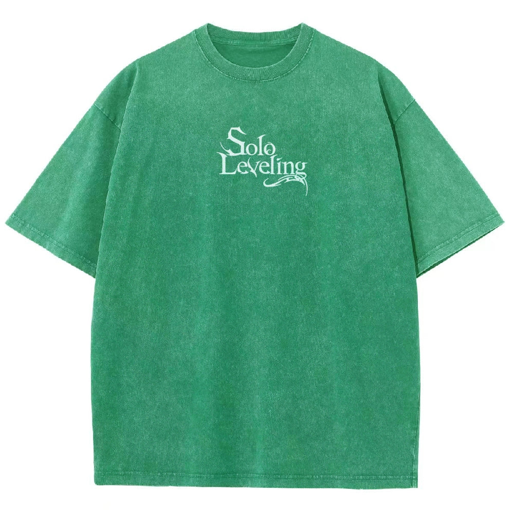 solo leveling Unisex Fit Washed T-Shirt 2502007479