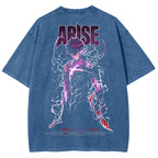 solo leveling Unisex Fit Washed T-Shirt 2502007499