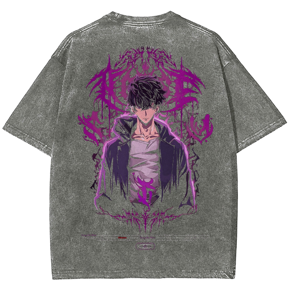 solo leveling Unisex Fit Washed T-Shirt 2502007503
