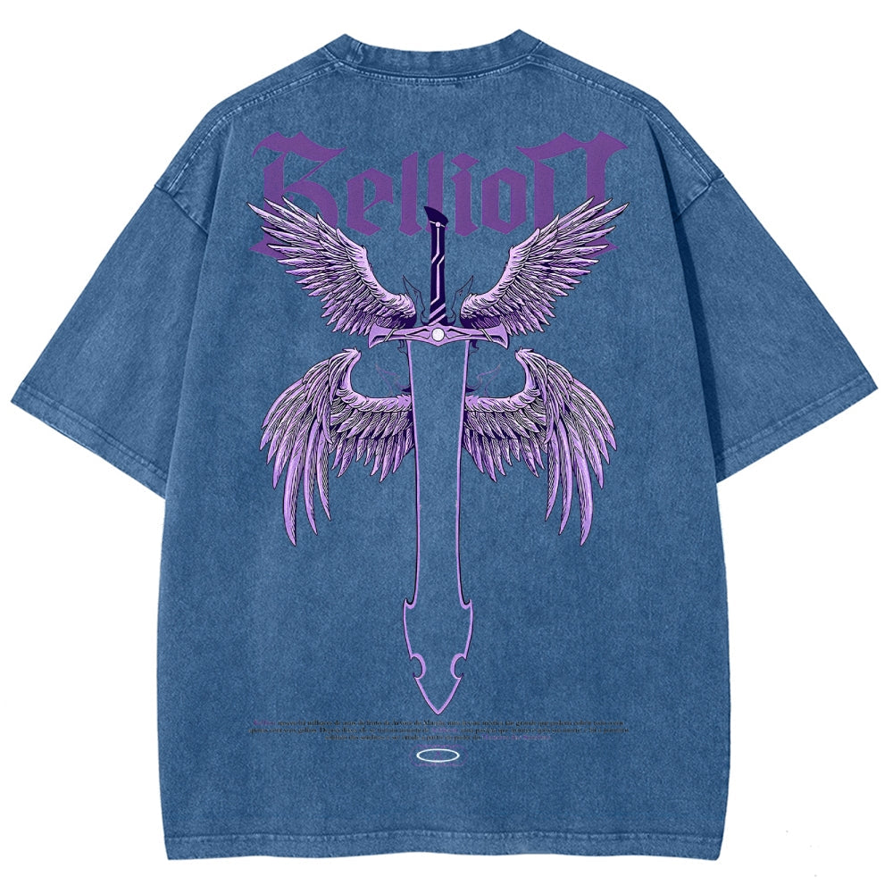 solo leveling Unisex Fit Washed T-Shirt 2502007529