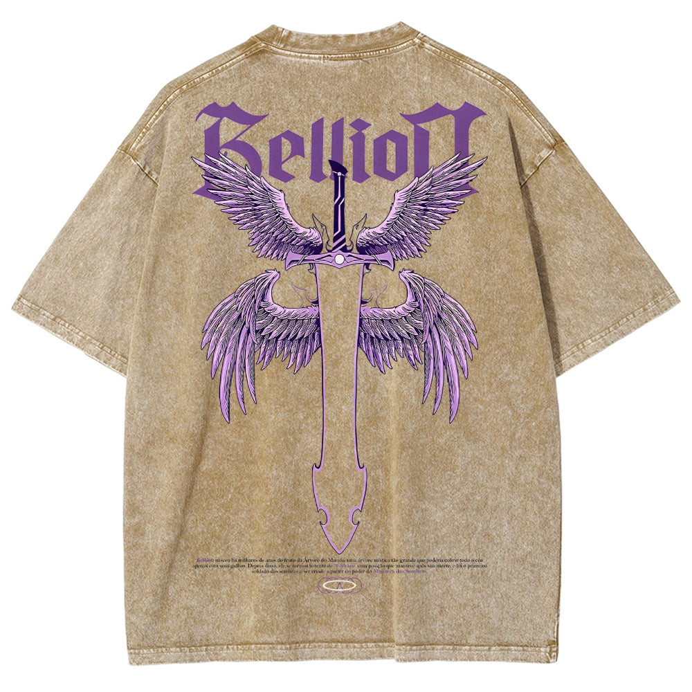 solo leveling Unisex Fit Washed T-Shirt 2502007529