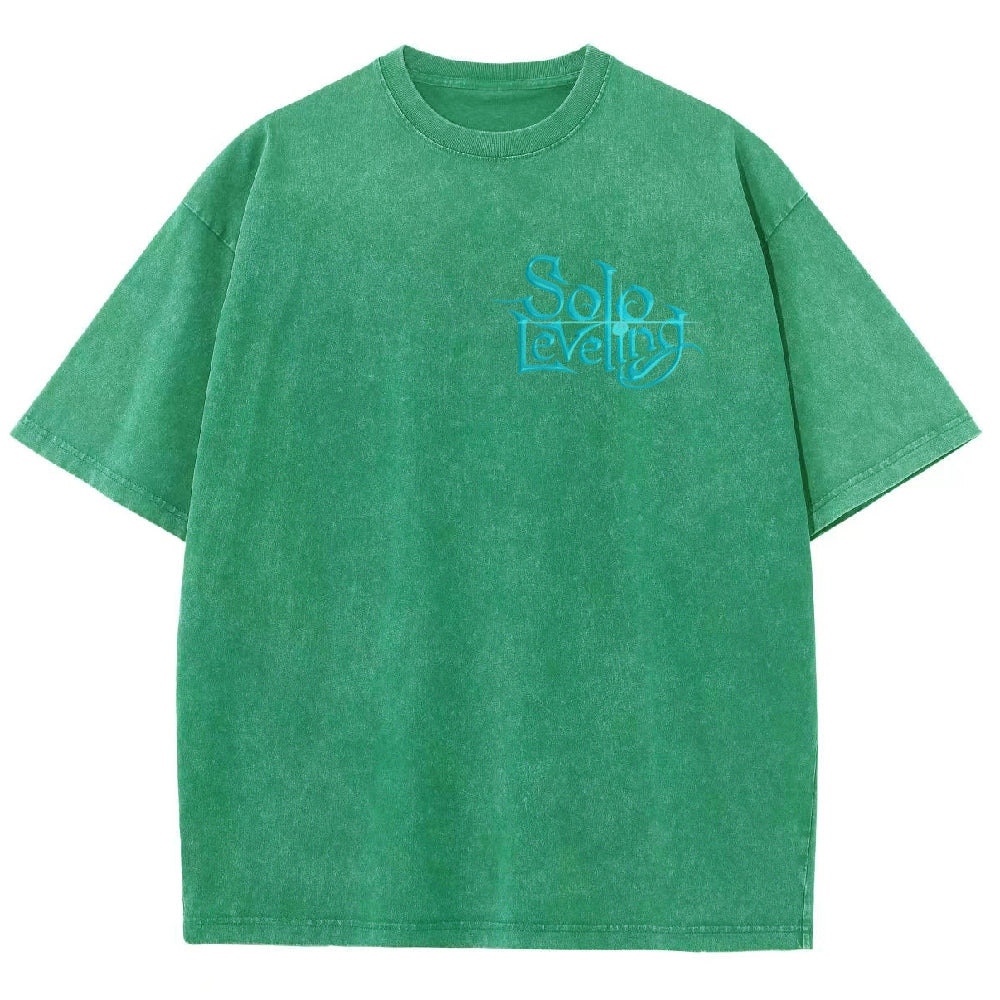 solo leveling Unisex Fit Washed T-Shirt 2502007534