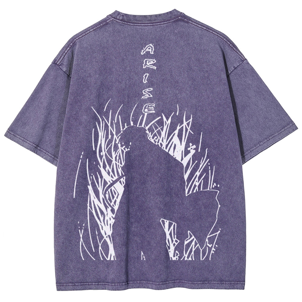 solo leveling Unisex Fit Washed T-Shirt 2502007607