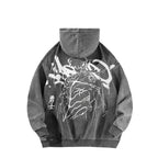 Solo Leveling Casual Washed Hoodie