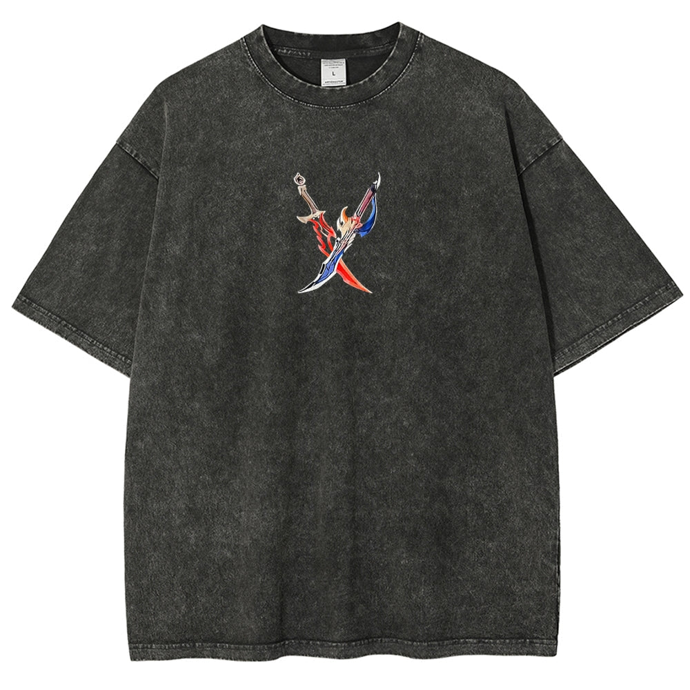 Solo leveling Unisex Fit Washed T-Shirt 2502009647