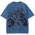 Solo Leveling Unisex Fit Washed T-Shirt 2503002292