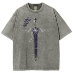 Solo Leveling Unisex Fit Washed T-Shirt 2503002292