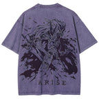 Solo Leveling Unisex Fit Washed T-Shirt 2503002292