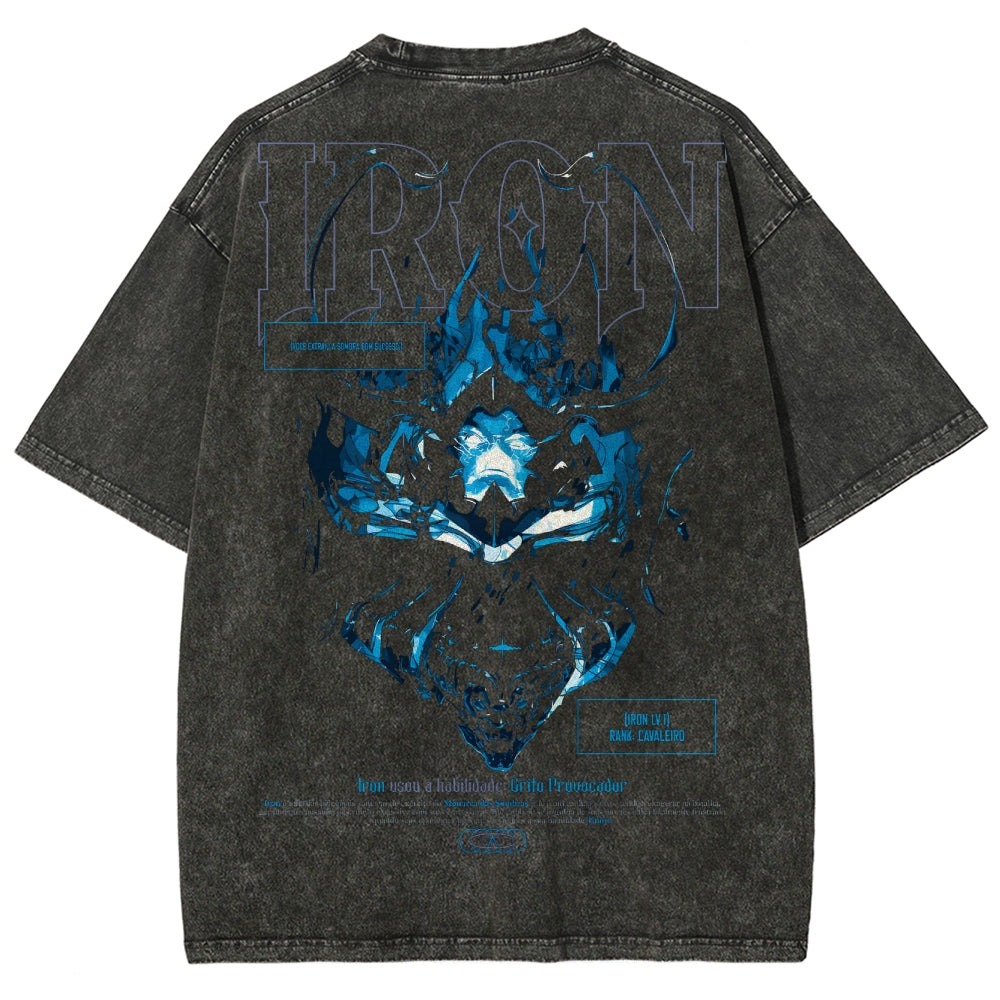 Solo-Leveling Unisex Fit Washed T-Shirt 2503012793