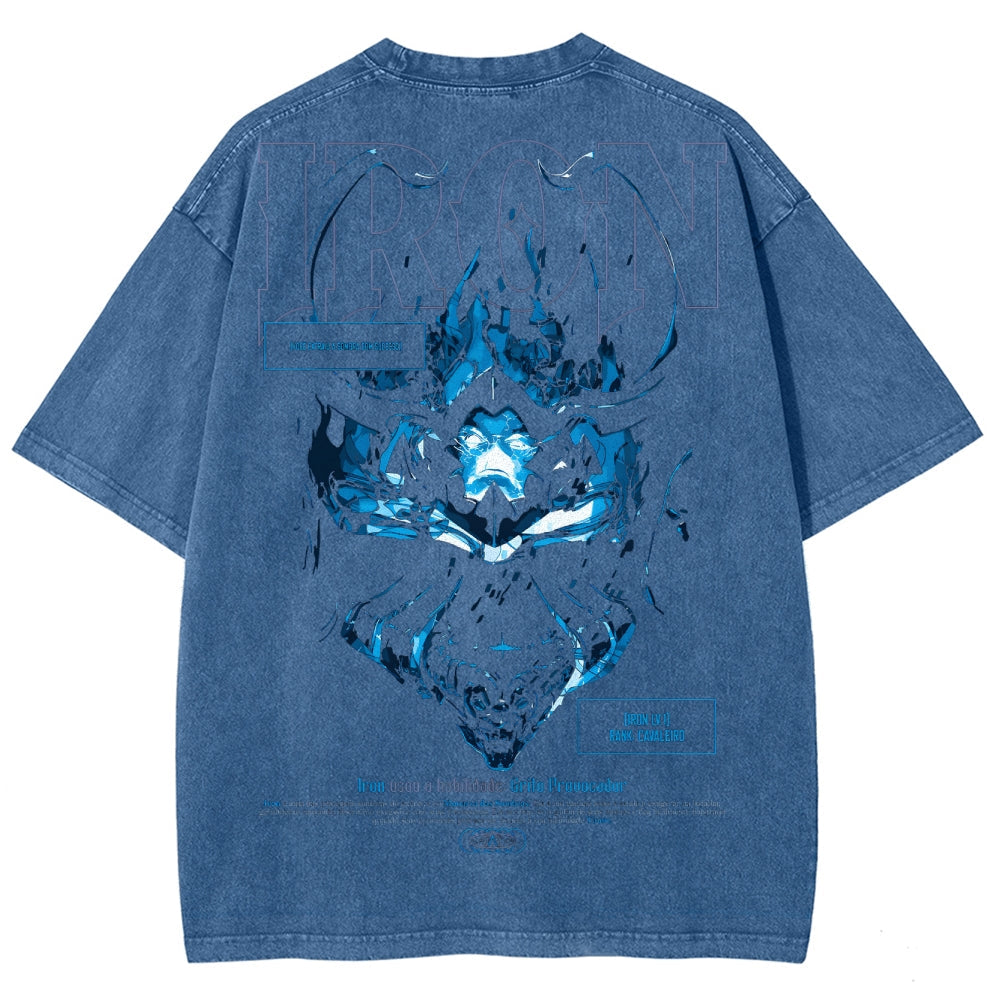 Solo-Leveling Unisex Fit Washed T-Shirt 2503012793