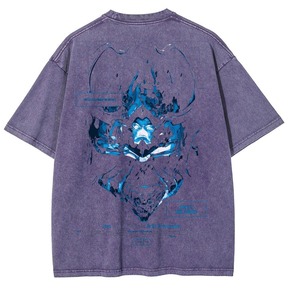 Solo-Leveling Unisex Fit Washed T-Shirt 2503012793