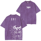 Demon Slayer Doma Anime Unisex Washed T-Shirt