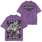 Liger Zero Zoids New Century Zero Streetwear Vintage Washed Unisex T-Shirt