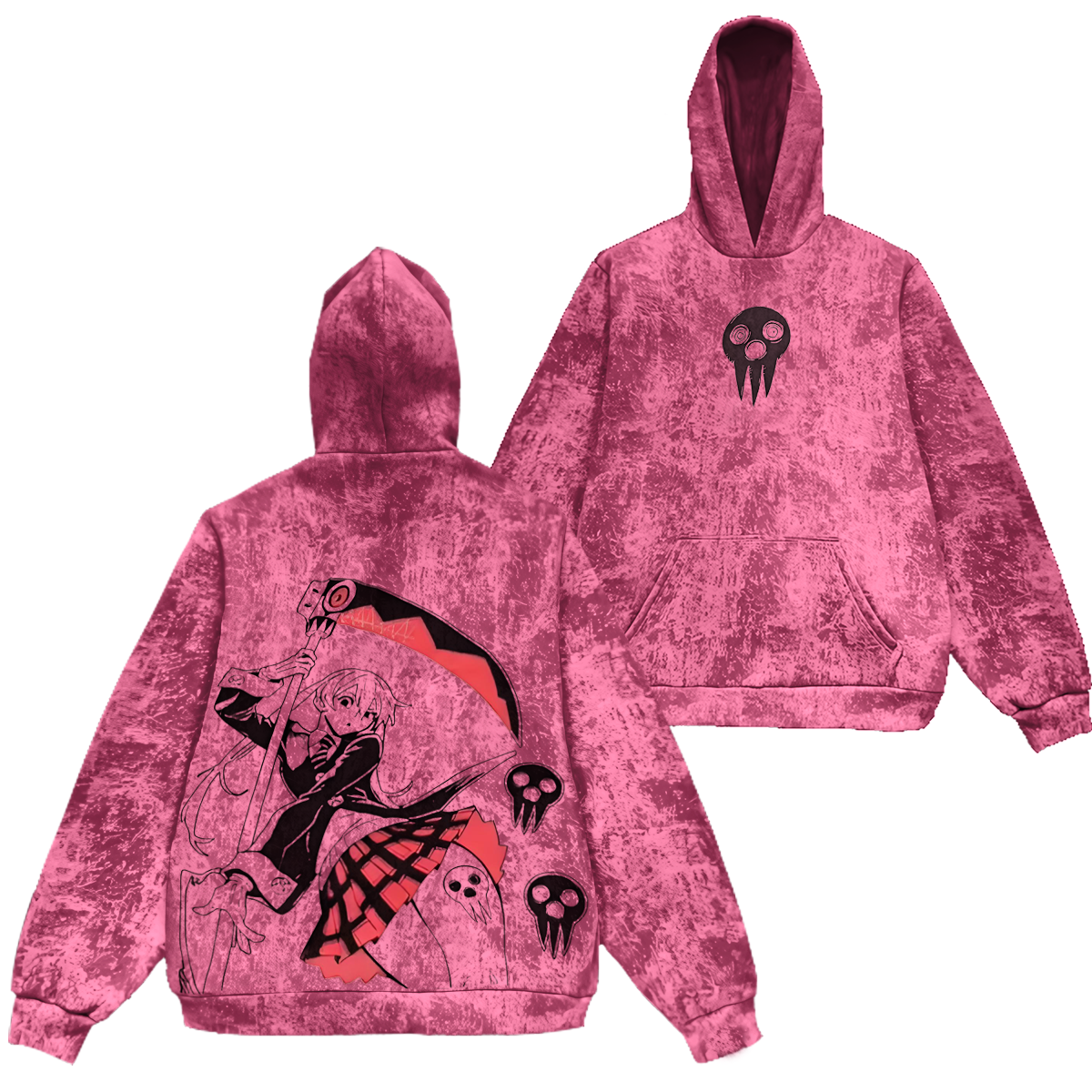 Soul Eater Maka Albarn Vintage Washed Hooded Sweatshirt