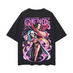 Boa Hancock-One Piece Vintage Oversized T-Shirt
