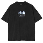 Retro Heavy Eren Yeager x Attack On Titan V2 Anime Double Printed Men's Vintage Tees Oversized Washed Tee