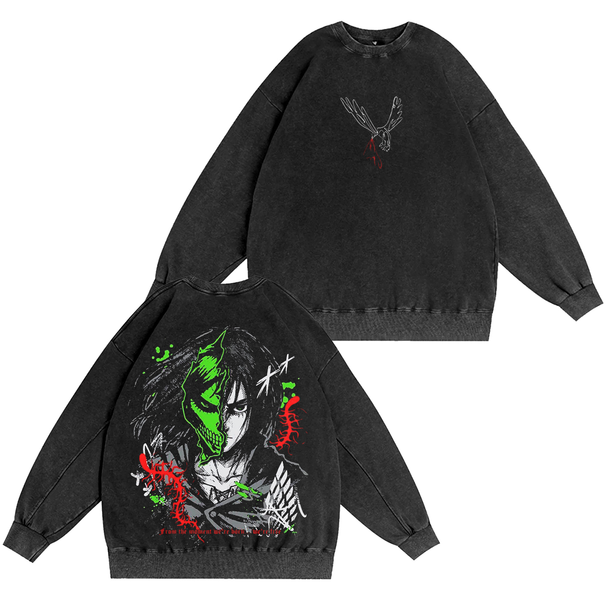 Attack on Titan Oversized Vintage T-shirt/Crewneck/Hoodie