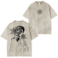 Akaza & Koyuki:Demon Slayer Vintage Washed Unisex T-Shirt