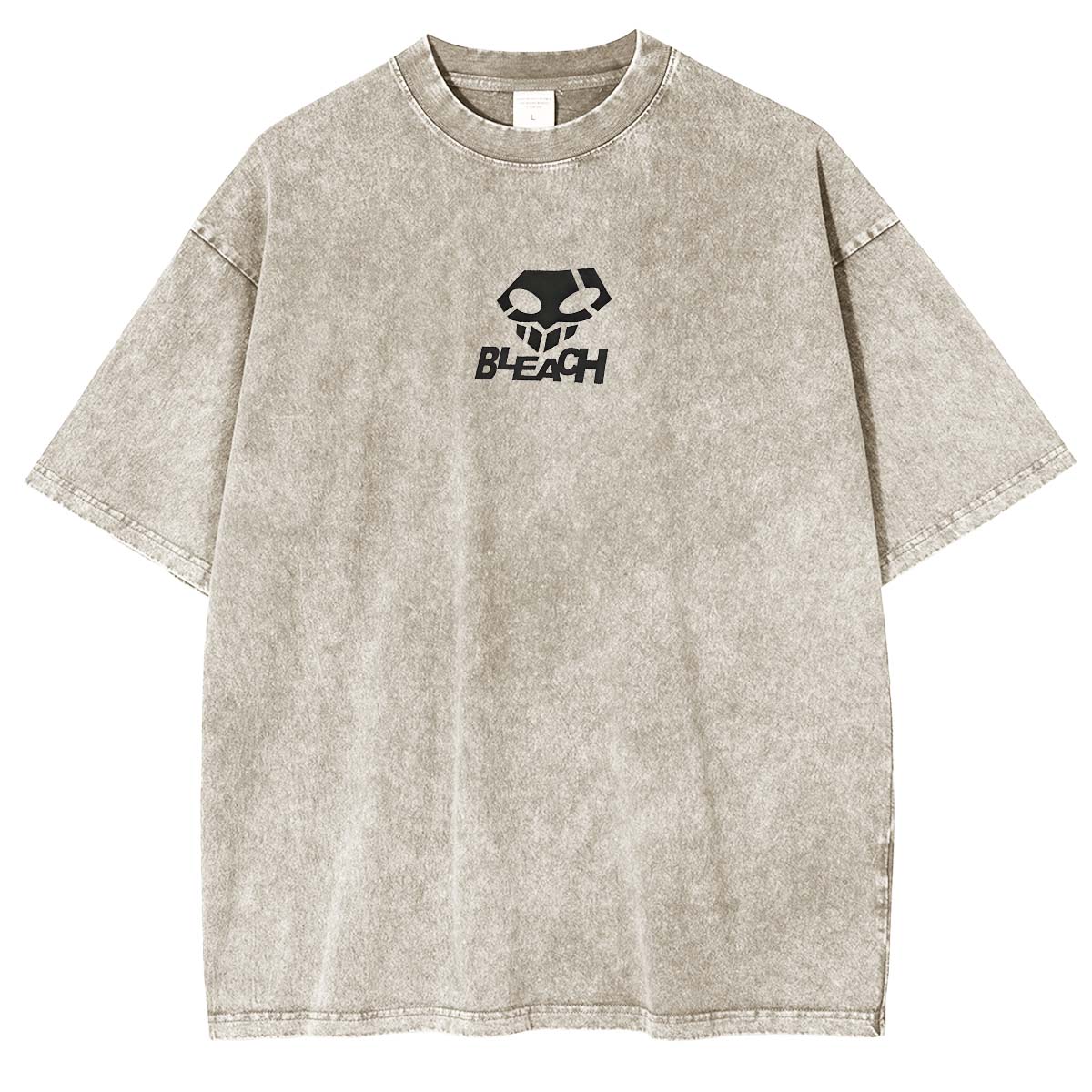 Ichigo Bleach Anime Double Printed Vintage Washed Tee