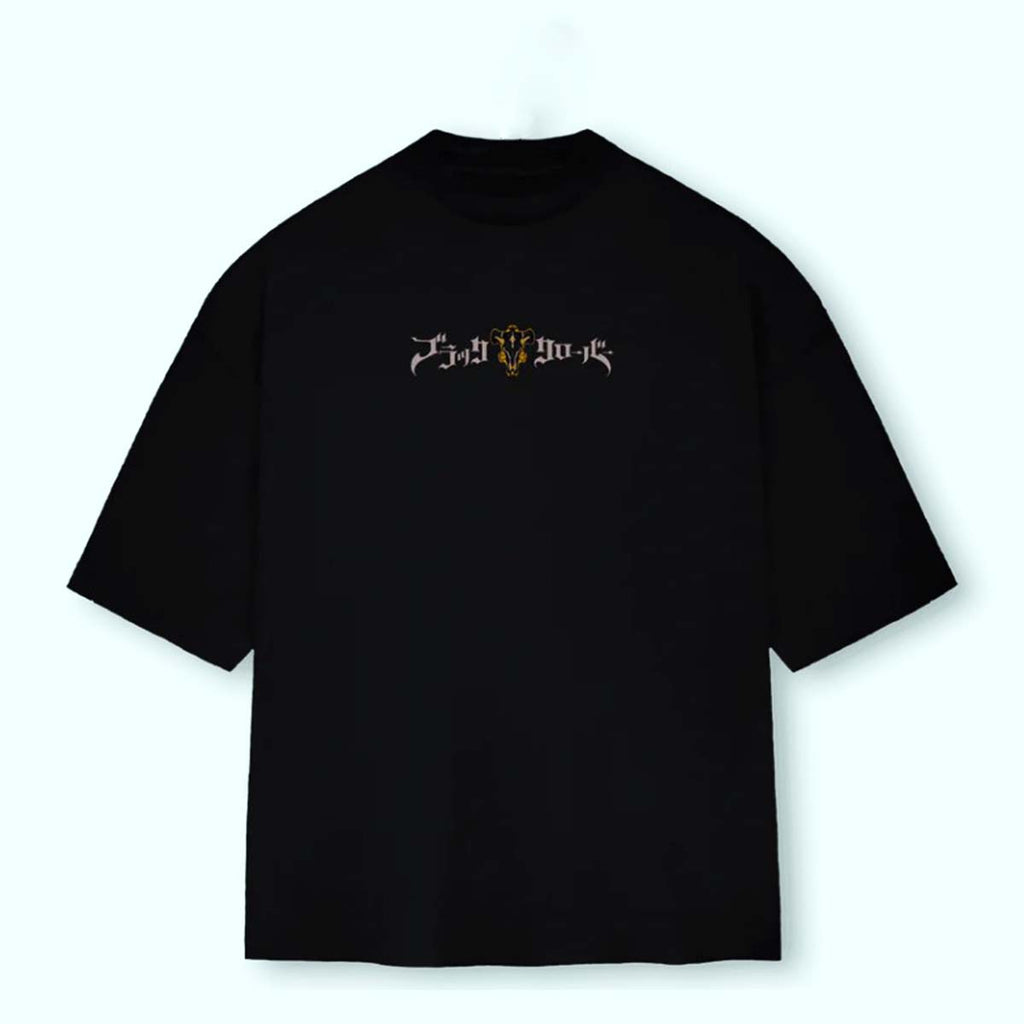 Oversized  Back Premium | BLACK CLOVER - TOUROS NEGROS Black raging bull