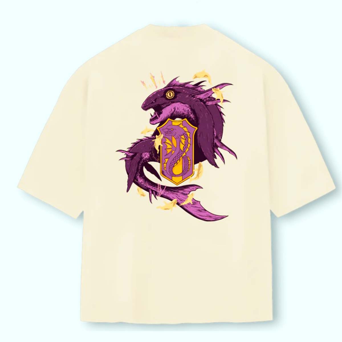 Oversized Back Premium | BLACK CLOVER - ORCAS PÚRPURAS