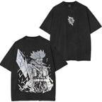 ANIME DRAGONBALL TRUNKS POWER SAIYAN WASHING VINTAGE TEE T-shirt