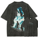 solo leveling Unisex Fit Washed T-Shirt 2501009736