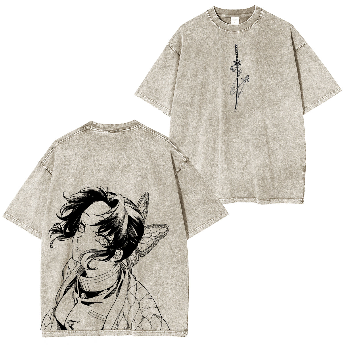 Demon Slayer Unisex Washed T-Shirt