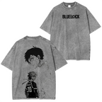 Blue Lock Anime Unisex Washed T-Shirt