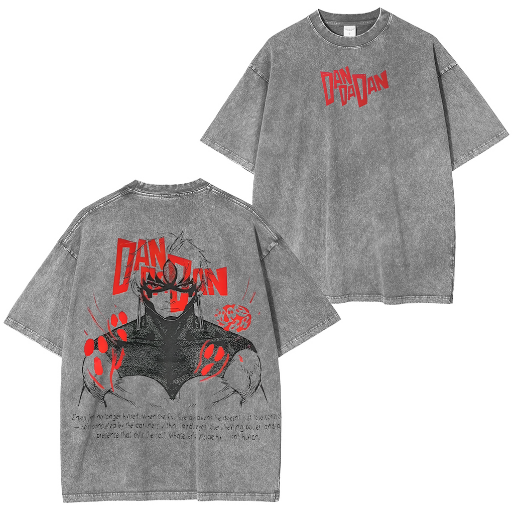 Dandadan Vintage Retro Wash Tee