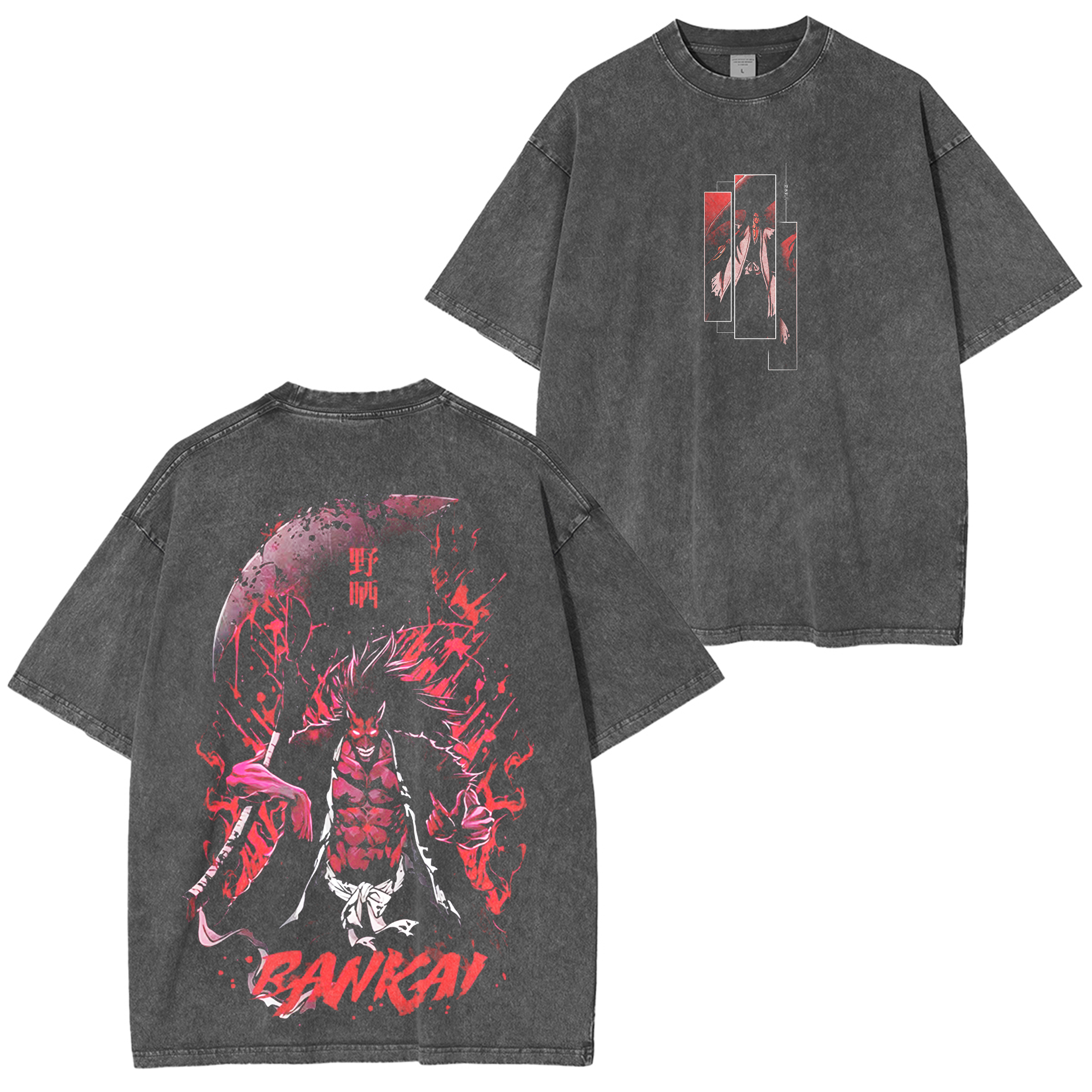 BLEACH Kenpachi Unisex Washed T-Shirt