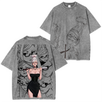 Seiko Ayase-Dandadan Vintage Unisex Washed T-Shirt