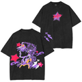 Joestar JoJo’s Bizarre Adventure Double Printed Vintage Oversized Washed T-Shirt/Crewneck/Hoodie