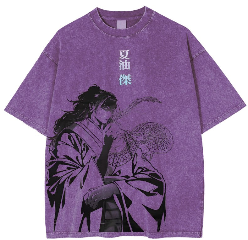 Anime Jujutsu Kaisen Washed Unisex T-Shirt