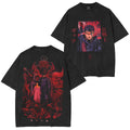 Berserk Anime Acid Washed Oversize T-shirt